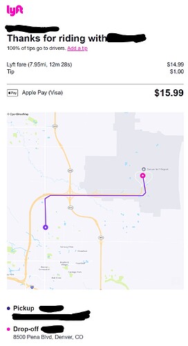 Inkedlyft receipt marked