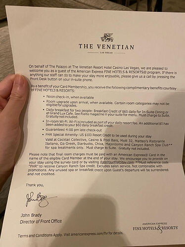 Venetian FHR letter