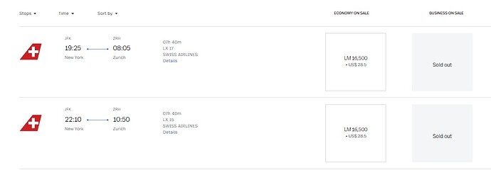 LifeMiles-secret-award-chart-NY-to-Zurich-16500