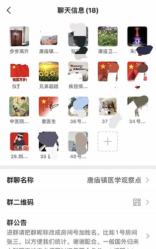 郓城防疫观测点交流群画风 - 加马赛克版