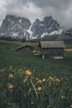 长石峰（Langkofel）
