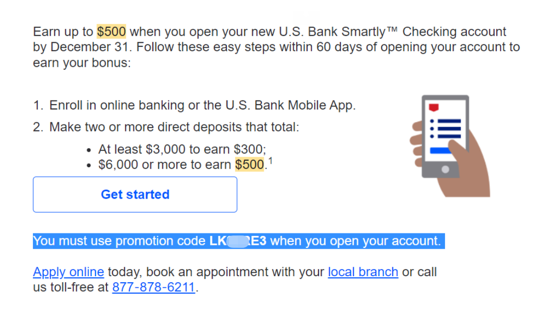 US Bank $500 Checking Bonus又回来啦 [2022Q4] - #410，来自 meika3 - 银行账户 - 美卡论坛