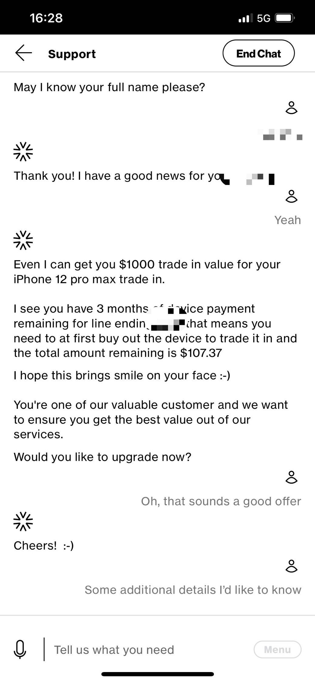 Verizon trade in貌似可以match offer 败家 美卡论坛