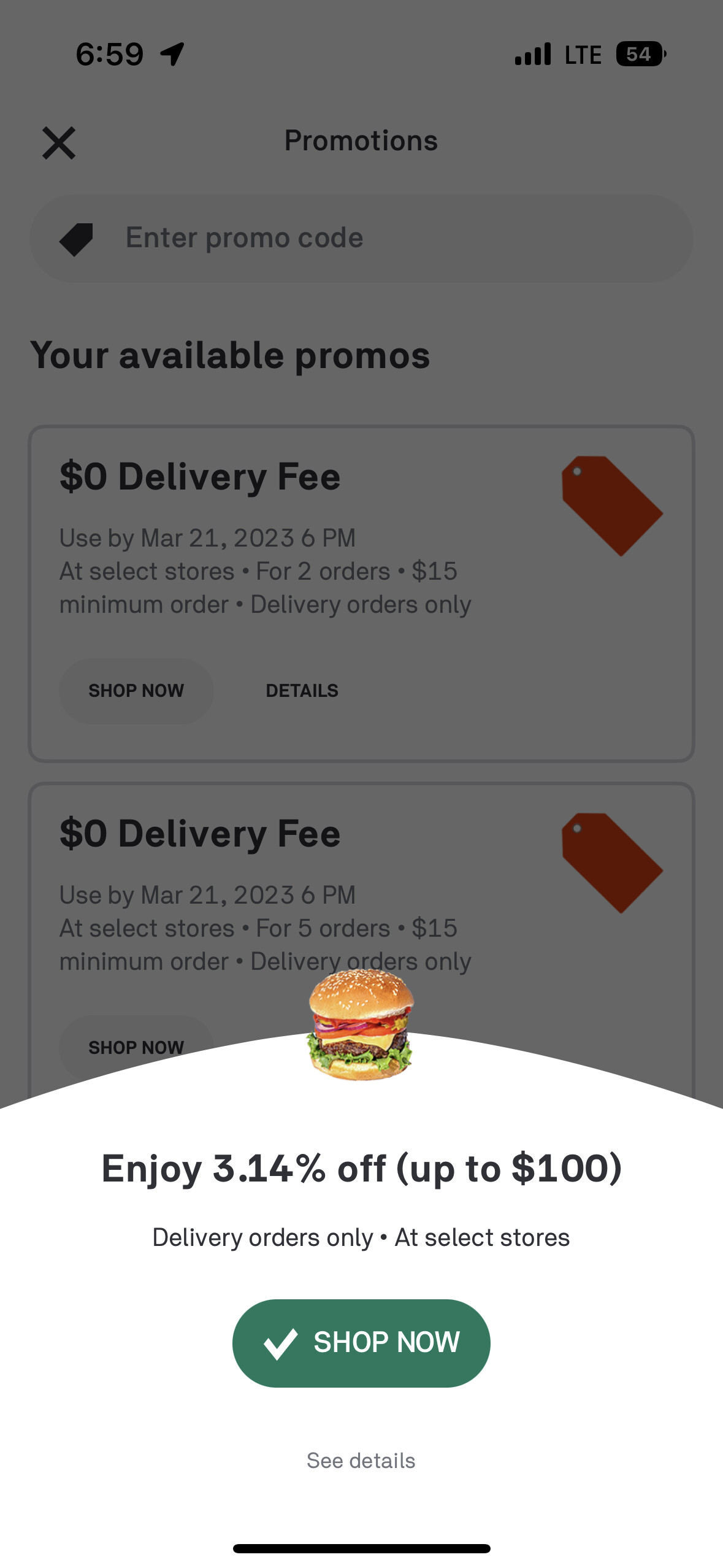 100 Postmate Promo Codes with Pi Day 购物折扣 美卡论坛