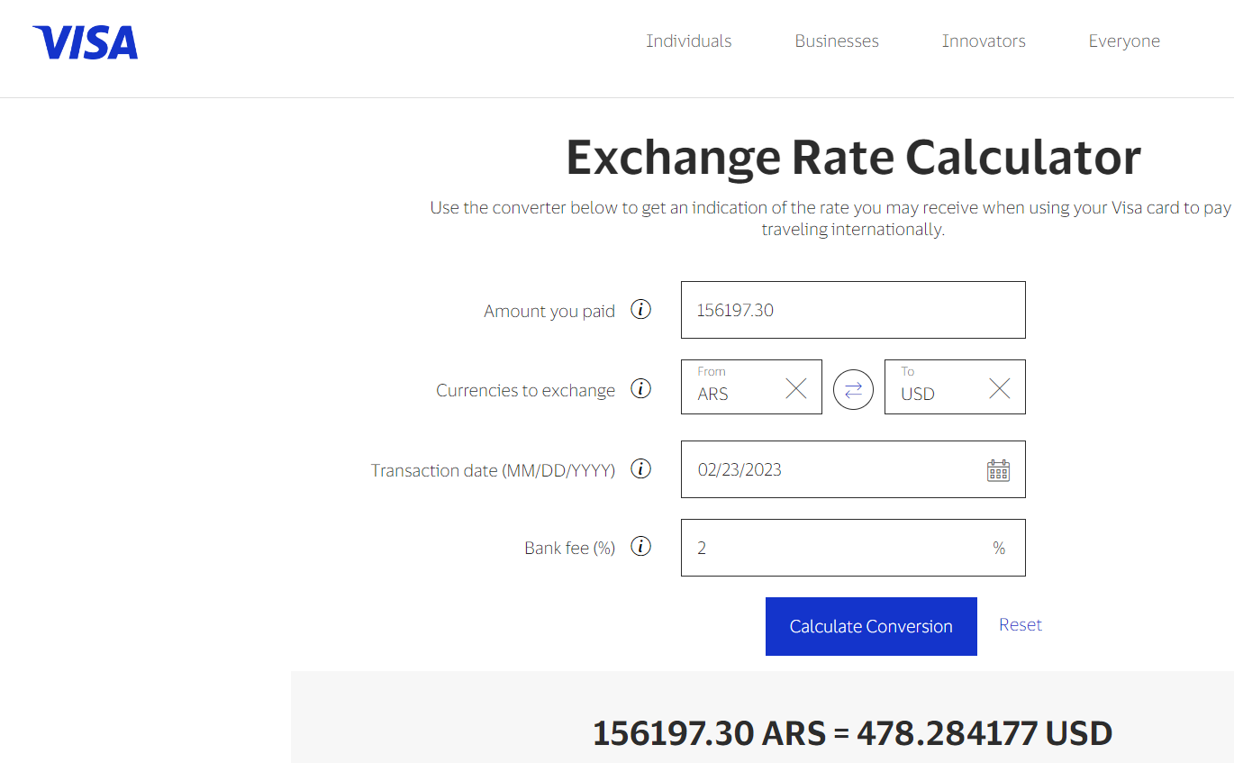 阿根廷羊毛的visa退款156197.30ARS 为什么只入账了$258.85元- 阿根廷汇率漏洞- 美卡论坛