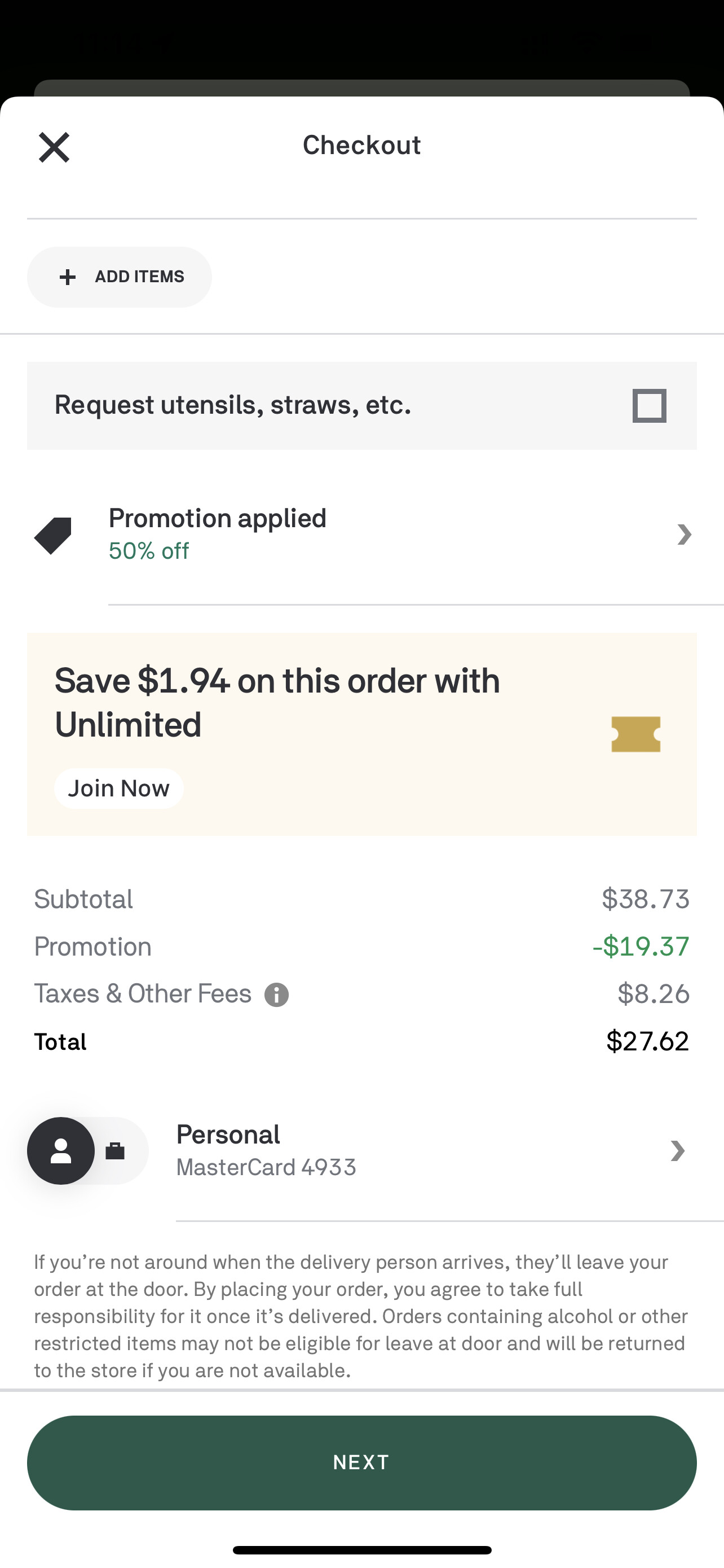 Postmates Promo Code - 37uxkti