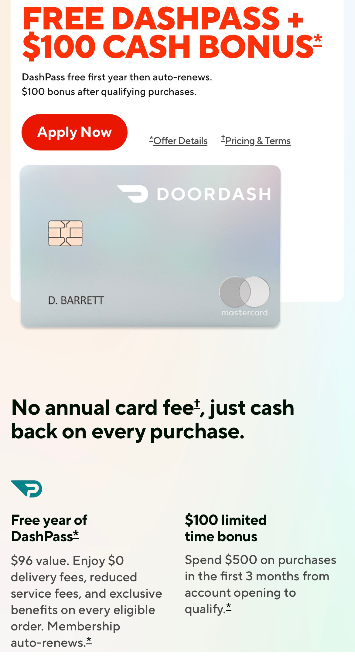 Carta Regalo Doordash Da $100 - Consegna Rapida Inclusa