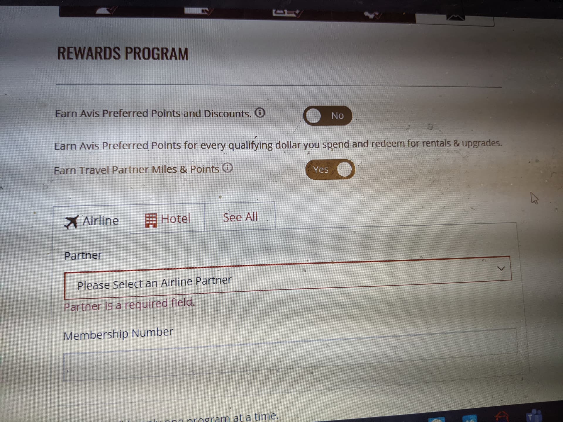 Avis reward program 选自家还是travel partner - 租车 - 美卡论坛